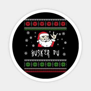 husker du santa metal Magnet